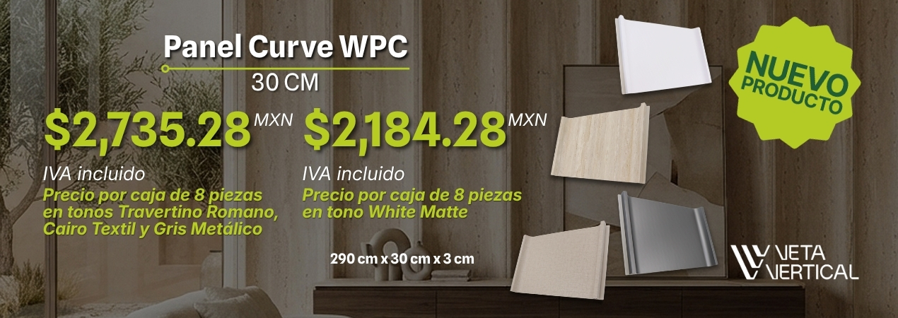 banner web nuevo producto panel curve 30 cm