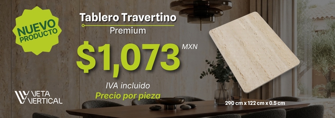 banner web nuevo producto tablero travertino premium